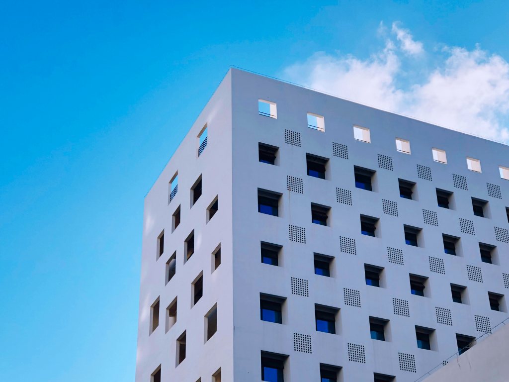Szálloda homlokzata